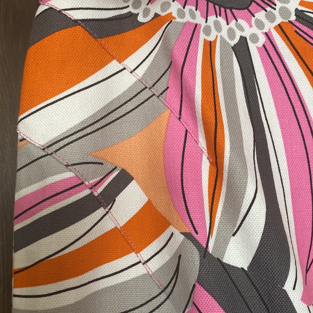 (A) Ideology VIBRANT pink gray orange white skirt, sz 4, EUC - Picture 6 of 11